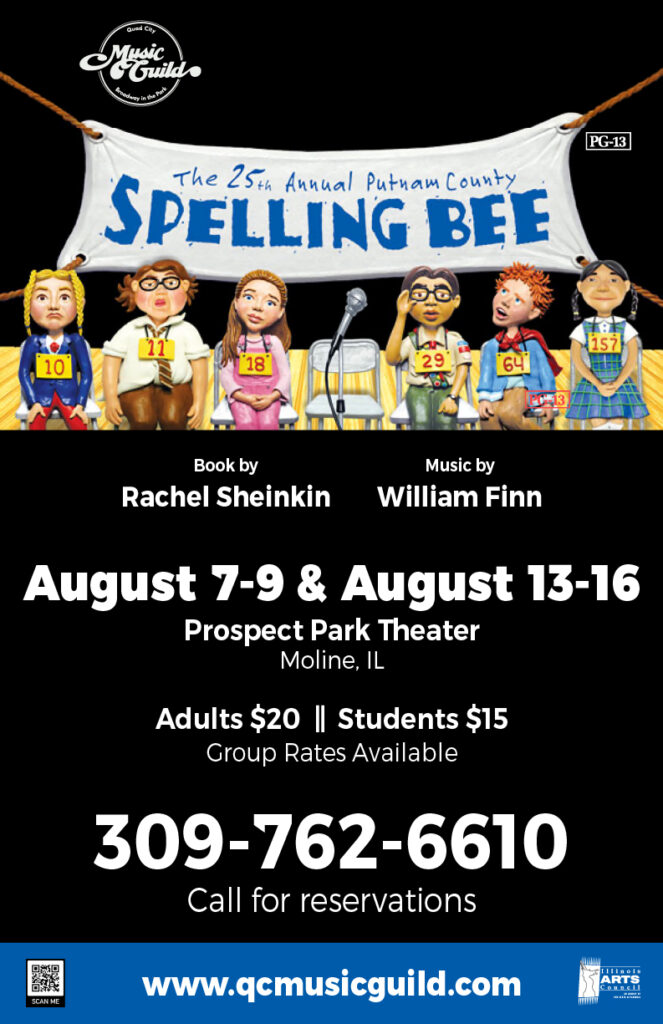 25th Annual Putnam County Spelling Bee Audition Call | Quad City